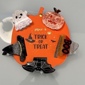NWT Piper K Halloween Hair Clips